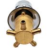 elpruperif Filettatura/Intubazione in Ottone Massiccio Miscelatore per Acqua Calda e Fredda Rubinetto Doccia Deviatore 2/3/4/5 Vie Diviso Due Pezzi, Cartuccia Ceramica (Deviatore Intubazione-5 Uscita)