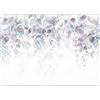 murando PREMIUM Carta da parati 450x315 cm Fotomurali in TNT Murale alla moda Decorazione da Muro XXL Poster Gigante Design Carta per Pareti Soggiorno Fiori Foglie Elegante Natura b-C-0615-a-c