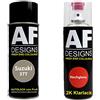 Alex Flittner Designs Bomboletta spray compatibile con Suzuki 37T Nova Brown Metallic Smalto trasparente 2K bomboletta spray 400ml