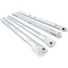 AZERODESIGN Set di guide per cassetti con scatola, confezione da 5 pezzi, diverse misure e colori (500 mm, bianco)