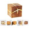 Lfoute Applique Legno Vintage Lampada Da Parete Creativa LED 5W Lampada Da Notte Crepa Casuale Illuminazione Interna Per Camera Da Letto Soggiorno Sala Da Pranzo Corridoio Scala Luci Decorative,3 pcs