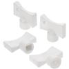 Mipcase Set di 4 Chiavi di Sfiato per Termosifoni in ABS Multifunzionali Design Compatto, Adatte per Valvole di Spurgo Radiatori e Rubinetti in Operazioni di Sfiato