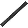 YUETTYY - Striscia sigillante con spazzola per porta, 100 cm, autoadesiva, antisoffio, antinsetti, insonorizzante (Nero)