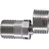 Generic Adattatore angolare per rubinetto doccia, piede curvo in acciaio inox, componente facile da pulire, regolabile per una doccia confortevole, uso bagno, 4,9 x 2,4 cm.