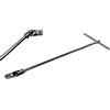 TANIASHOP Chiave a T da 1/2 Chiave a T Snodata Per Bussole Boccole con Manico Scorrevole Attacco Quadro Lunga