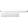 stahl-design-tebart GEZE TS5000 Softclose EN2-6 con forza di chiusura regolabile come set completo con guida scorrevole e piastra di montaggio argento, chiudiporta scorrevole per porte singole, 44,9 x 4,7 x 8,5 cm