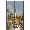 Orumrud Zanzariera Magnetica per Porte 60x130CM,32 potenti magneti，Rete Fine，si Chiude da Sola，Zanzariera Magnetica per Porte Finestra，Facile da Installare，Non è Necessario Praticare Fori，Nero