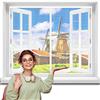 AWMDer Zanzariera Magnetica, 160 x 70 cm Crittografia Tenda Anti Zanzare, Chiuso Automaticamente Pieghevole Rete, Corridoi Porte Patio - Bianco