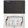 HYDRO HOME Placca di copertura valvola Gas Teco C01 Multicolore by HYDRO HOME (NERO SOFT TOUCH)