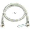 Generico Tubo flessibile per caricamento gas GPL cm 200 attacchi FF 1/2 SN