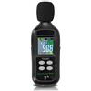 Plyisty Misuratore di decibel, misuratore di rumore 35dB-135dB Lettore fonometro digitale, misurazione del rumore misuratore di livello sonoro digitale LCD