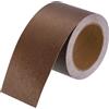 QUARKZMAN Bordo Specchio Adesivo Effetto Legno 8cm x 12m PVC Autoadesivo Impermeabile Rivestimento Cornice Carta da Parati Rimovibile per Porte Armadio Bagno Cornici Foto, Bronzo Oro