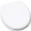 Generico Made in Italy Tavoletta WC da Bagno, Copriwater Universale per Disabili, colore Bianco