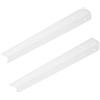 SOTECH 2 pezzi SOTECH Staffa di Supporto 400 mm Bianco incluso Materiale di Montaggio Staffa di montaggio Staffa in Acciaio Montaggio a Parete