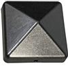 Megran Tappo per pali in legno, 10 pezzi, per pali in legno, 9 cm x 9 cm, colore: grafite