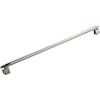 ReachMall Barra di supporto in vetro per doccia in acciaio inossidabile, pannello fisso per porta senza cornice, spessore 8-12 mm