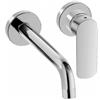Paini Nove Miscelatore monocomando Lavabo A Parete 2 Fori Cromato 09CR208