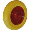 MAURER RUOTA PIENA GIALLA per CARRIOLA MAURER 350 mm ASSE150 mm