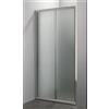 Yellowshop - Porta nicchia libro soffietto pieghevole bagno box doccia cristallo temperato cm 70, 80, 90, 100 (H190) (da cm 96 a 100 (h 190), Puntinato)