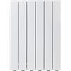 Fondital V693AM04406 Radiatore in alluminio pressofuso Blitz Super B4, 600 mm, 6 elementi, bianco