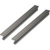 KVLDEC 2 Maniglie per Cassetti Maniglie per Armadi da Cucina Grigie Maniglie per Porte per Mobili a 7 Forma Maniglie per Guardaroba da Contemporanee, Lega di Alluminio (Length 108mm)