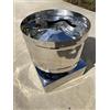 Generico Fumaiolo, comignolo, antivento a botte base quadra Inox (22x22cm)