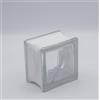Fuchs Design Blocco di vetro Basic nuvola chiaro lucido 11,5x11,5x8 cm - 5 pezzi