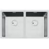 Foster Lavello per cucina 2 Vasche Sottotop 75 cm Inox - S4001