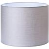 ORION LIGHTSTYLE Paralume in tessuto, 40 cm, attacco E27, E14, lampada da tavolo rotonda, colore grigio