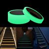 FEINIAO Nastro Adesivo Luminoso Anti Caduta, Nastro Bagliore Nel Buio, Nastro Adesivo Fluorescente, Nastro Fluorescente Luminoso, Autoadesivo Glow Stadio Adesivo Fai da te Home Decor (3M-30mm,green)