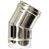 MBM Curva 30 canna fumaria DN 300 tubo acciaio inox 316
