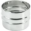 ALLINOX Manicotto Maschio/Maschio In Acciaio INOX Raccordo M/M Per Tubi Canna Fumaria Stufa o Camico (DN 120)