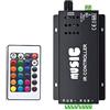 Lisher DC12-24 V 24 di controllo della musica a 3 canali IR TV RGB sensibile al suono per lampada a striscia LED