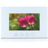 FP-TECH VIDEOCITOFONO 2 FILI 1 2 3 4 MONITOR LCD TOUCH FAMILIARE BIFAMILIARE CONDOMINIALE TELECAMERA (1 Monitor 7 Bianco)