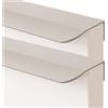 JIALUO0318 Lega di Alluminio Invisibile Maniglie Nascoste per Armadio Maniglie per Mobili Maniglia Cucina Maniglione per Porta Pomolo Grigio Cashmere 2 Pezzi (Length 80mm)