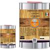 GENERICO Impregnante per legno esterno interno a Cera SOLVENTE 7 colori OIL&WAX Protettivo idrorepellente - Sigillante istantaneo per legno, trattamento impermeabilizzante (750 ml, NEUTRO)