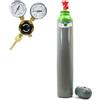Bestschweissen.de Mix Ar/CO2 Argon bombola di gas di protezione Argon con riduttore di pressione Argon - 10 l 200 bar riempito + riduttore di pressione Mini Ar/CO2 BestSchweissen.de per saldatura gas TIG MIG MAG