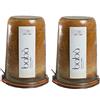 Amanti taste and passion Babà Napoletano al Rhum e al Limoncello in Vasocottura | 2 Vasi da 500gr | Dessert Tipico Campano | Dolce a Lavorazione Artigianale | Cilento | Idea Regalo
