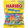 HARIBO - Mega Party & Mega Party PIK - Mini Bustine caramelle: Dragibus, Puffi, Croco PIK, Rainbow PIK... Senza coloranti artificiali - 2 sacchetti x 320g
