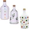 Voglia di Puglia FedericoII Olio Extravergine Italiano Selezione Orci In Ceramica Idea Regalo Profumo Intenso Monovarietale Peranzana (3 Confezioni da 500 ml)