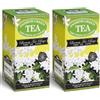 Generico TÈ VERDE AL GELSOMINO 60 FILTRI (2 confezioni da 30 filtri) Jasmine green tea