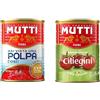Generico 24x Mutti polpa di Pomodoro Tritate Salsa 100% Italiana 400g + 24x Mutti Pomodorini ciliegini Pomodorini 400g