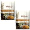 ANTICO CAFFE' NOVECENTO Bronsugar | Zucchero Grezzo Canna Origine Guadeloupe Cristalli Brillanti | Zucchero Bruno Delicato al Profumo di Tè Verde - 2 Sacchetti (2 x 400 Gr)