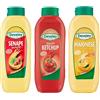 Generico Mix Italy Develey Ketchup, Maionese & Senape Bottiglia Squeeze 3 x 875 ml