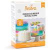 Dream' s Party Preparato in polvere GHIACCIA REALE - ROYAL ICING - 400gr - glassa colore BIANCO - per decorare torta, dolci da utilizzare sia per la copertura di cupcakes o biscotti, come farcitura delle torte