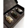 LOLLI - Luxury Pocket Box Set limited edition, 3 liquori, set ideale per regali ed occasioni speciali, liquori in bottiglia 100ml (300ml, Banana, Liquirizia e Menta, Cioccolato)