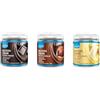 Generico Ultimate-Italia | Protein Cream Variety Pack | Crema Proteica con il 30% di proteine 3 barattoli da 250gr nei gusti Nocciolinella + Cioccolato Fondente + Cioccolato Bianco