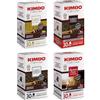 Kimbo Kit Degustazione 120 Capsule Alluminio Compatibili con Macchine Nespresso®*: 30 Barista Espresso Napoli, 30 Barista Ristretto, 30 Barista 100% Arabica, 30 Macinato Fresco - 4 Pack da 30 Capsule