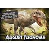 Generico Cialda per Torta DINOSAURI Jurass World in FIBRA VEGETALE top qualita disponibile OSTIA e ZUCCHERO su richiesta (A, Ostia)