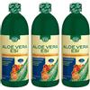 ESI Succo Aloe Vera con Arancia Rossa 3 confezioni da 1 litro